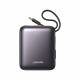 Joyroom power bank with Lightning and USB-C cables - 10,000mAh - 30W PD - Black