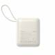 Joyroom mini power bank with USB-C and Lightning cable - 10,000mAh - 22.5W PD - White