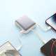 Joyroom mini power bank with USB-C and Lightning cable - 10,000mAh - 22.5W PD - White