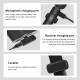 Wireless Clip-on Microphone with USB-C and USB-C Port for Charging Mobile