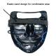 Halloween LED mask - 2-colored - Orange/Purple
