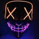 Halloween LED mask - 2-colored - Orange/Purple