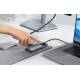 Baseus USB-C 6-in-1 hub: 2xUSB, 2xUSB-C 100W PD, HDMI and RJ45 and On/Off button for screen