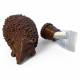 Hedgehog geocache container with space for log roll - 10cm - 3D printed