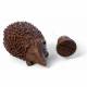 Hedgehog geocache container with space for log roll - 10cm - 3D printed
