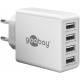 GooBay 4-port USB charger 30W - White