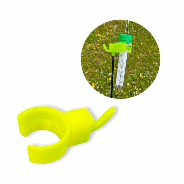 Dual petling ring and hook tool for geocaching extractor - 3D printed Dual petling ring and hook tool for geocaching extractor - 3D printed