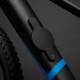 Anti-theft AirTag case for bicycle in protective plastic - Black