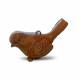 Bird geocache container with space for bison - 11cm - 3D printed - Brown