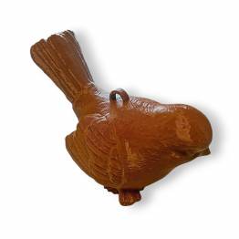  Bird geocache container with space for bison - 11cm - 3D printed - Brown