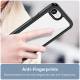 iPhone 16e cover - Transparent with black frame