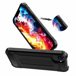  Extra protective iPhone 16e Hybrid Armor cover - Black