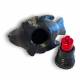 Bird geocache container with space for bison - 11cm - 3D printed - Black