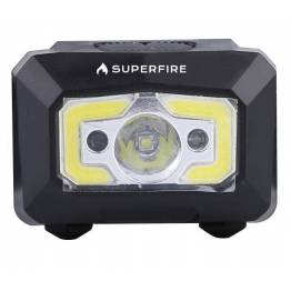  Superfire X30 rechargeable and waterproof headlamp with hands-free sensor - 340lm