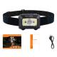 Superfire X30 rechargeable and waterproof headlamp with hands-free sensor - 340lm