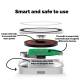 Pocket-size 3-in-1 Qi wireless charger - silver