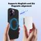 Pocket-size 3-in-1 Qi wireless charger - silver