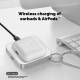 Pocket-size 3-in-1 Qi wireless charger - silver