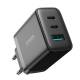 Joyroom 3-port charger with 2x USB-C and 1x USB-A - QC+PD - 32W