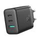 Joyroom 3-port charger with 2x USB-C and 1x USB-A - QC+PD - 32W