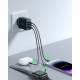 Joyroom 3-port charger with 2x USB-C and 1x USB-A - QC+PD - 32W