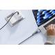 2-in-1 USB-C to USB-C and Magsafe 3 PD fast charging woven cable - 140W - 2m