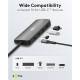 Goobay slim 4-in-1 USB-C hub with 4x USB-C 3.2 for data - 10 Gbit/s