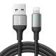 Joyroom USB to Lightning cable with diode - 2m - woven black