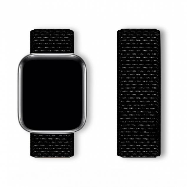 Sport nylon loop strap for Apple Watch Ultra and Watch 38/40/41/42mm - Black