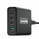 Wozinsky 65W GaN PD charger with 2x USB-C and 1x USB-A ports
