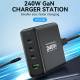 Wozinsky 65W GaN PD charger with 2x USB-C and 1x USB-A ports