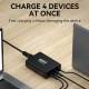 Wozinsky 65W GaN PD charger with 2x USB-C and 1x USB-A ports
