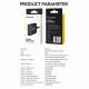 Wozinsky 65W GaN PD charger with 2x USB-C and 1x USB-A ports