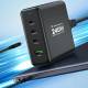 Wozinsky 65W GaN PD charger with 2x USB-C and 1x USB-A ports