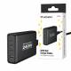 Wozinsky 65W GaN PD charger with 2x USB-C and 1x USB-A ports