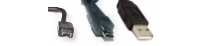 Mini USB connectors and cables