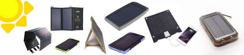 Solar Chargers and Powerbanks for iPhone and iPads