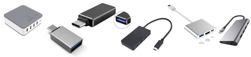 Thunderbolt 3 (USB-C) for USB adapters and cables